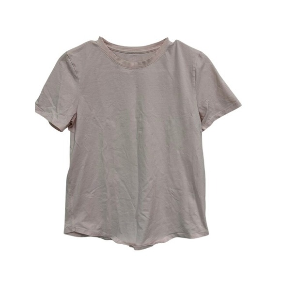 lululemon athletica Tops - Lululemon Love Crewneck Short Sleeve T-Shirt Pink Activewear Top Womens Size 6
